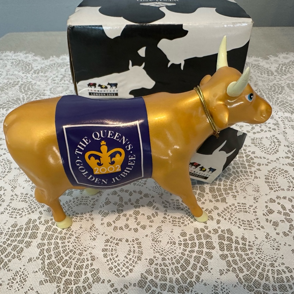 Cow Parade Jubliee Cow NIB